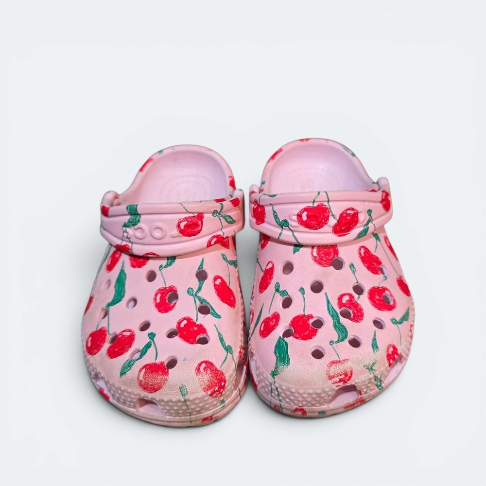 Crocs Kids Classic Cherry Print Clogs Size C7